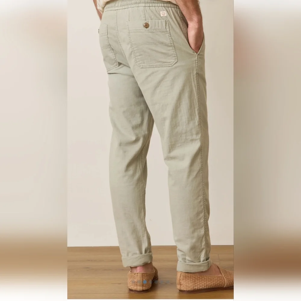Marine Layer Saturday Slim Straight Beach Pant